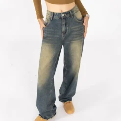 Jeans*Boogzel Clothing Fairy Grunge Baggy Jeans Black