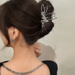 Hair Accessories*Boogzel Clothing Fairy Rhinestone Hair Claw Silver