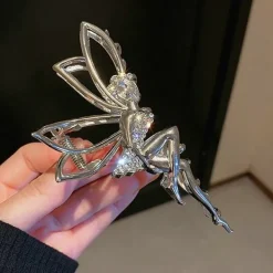Hair Accessories*Boogzel Clothing Fairy Rhinestone Hair Claw Silver