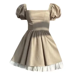 Dresses & Rompers*Boogzel Clothing Fairycore Aesthetic Green Mini Dress