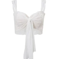 Crop Tops*Boogzel Clothing Fairycore Aesthetic Lace Crop Top White