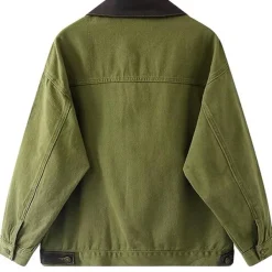 Mens|Coats & Jackets*Boogzel Clothing Fairycore Forest Embroidered Denim Jacket Green