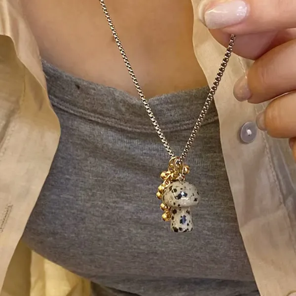 Necklaces & Chokers*Boogzel Clothing Fairycore Mushroom Pendant Necklace