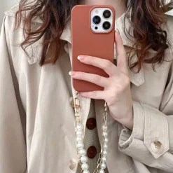 Iphone Cases*Boogzel Clothing Fall Aesthetic Pearl Chain IPhone Case