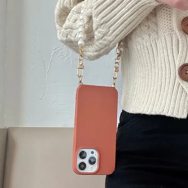 Iphone Cases*Boogzel Clothing Fall Aesthetic Pearl Chain IPhone Case