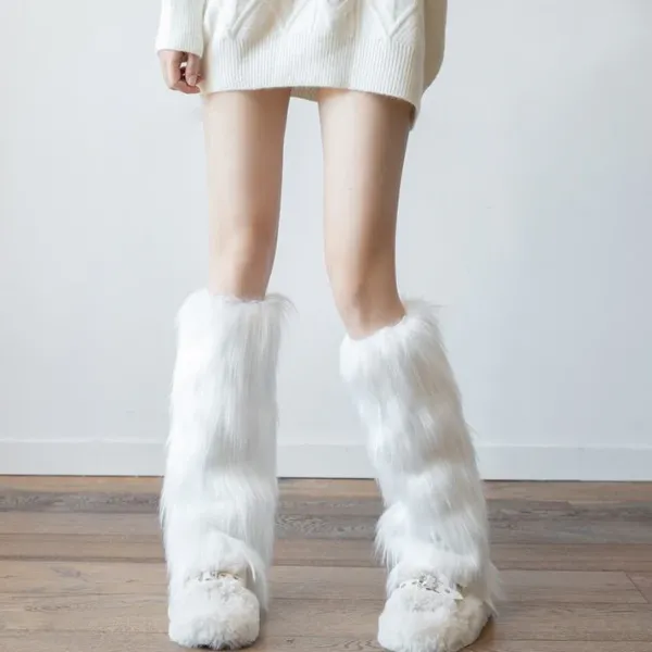 Other|Socks*Boogzel Clothing Faux Fur Leg Warmers