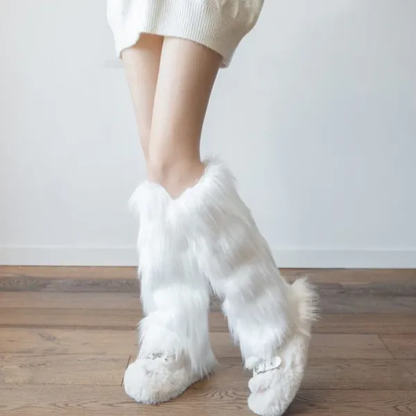 Other|Socks*Boogzel Clothing Faux Fur Leg Warmers