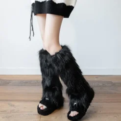 Other|Socks*Boogzel Clothing Faux Fur Leg Warmers