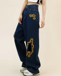 Jeans*Boogzel Clothing Feel The Burn Cut-Out Jeans
