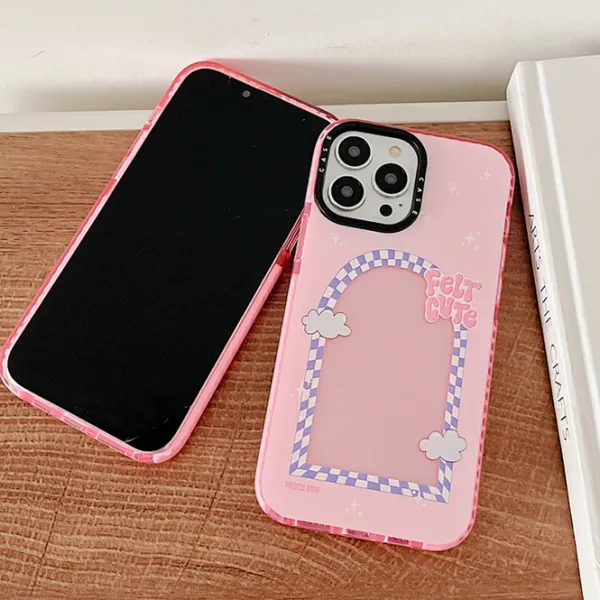 Iphone Cases*Boogzel Clothing Felt Cute iPhone Case Pink
