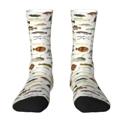 Socks*Boogzel Clothing Fish Print Socks Multi