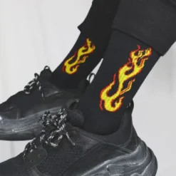 Socks*Boogzel Clothing Flames Socks