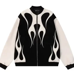 Mens|Coats & Jackets*Boogzel Clothing Flamin' Bomber Jacket