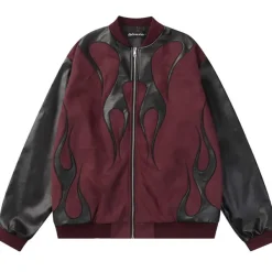 Mens|Coats & Jackets*Boogzel Clothing Flamin' Bomber Jacket