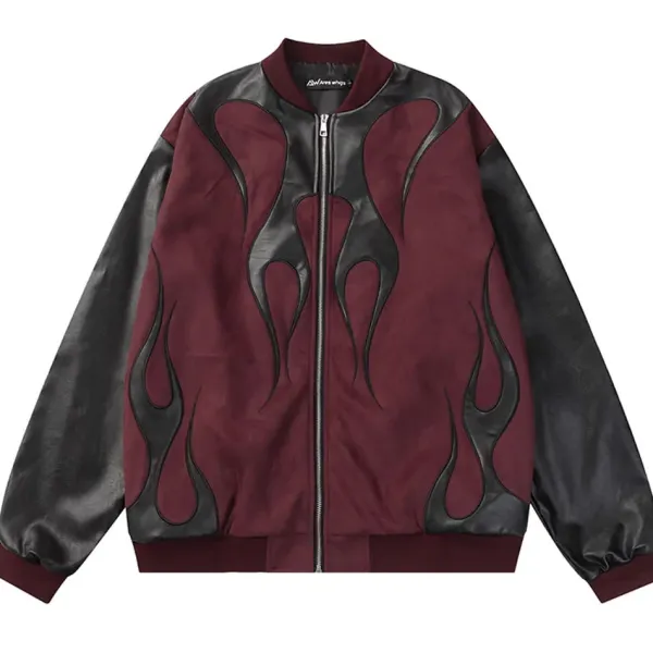 Mens|Coats & Jackets*Boogzel Clothing Flamin' Bomber Jacket