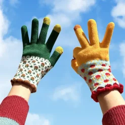 Other*Boogzel Clothing Floral Knit Gloves