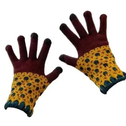Other*Boogzel Clothing Floral Knit Gloves