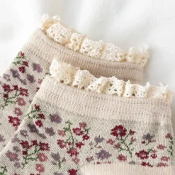 Socks*Boogzel Clothing Floral Ruffle Socks