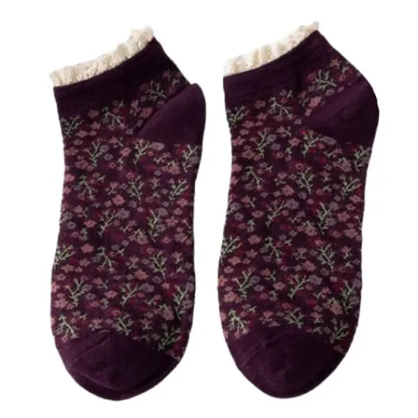 Socks*Boogzel Clothing Floral Ruffle Socks
