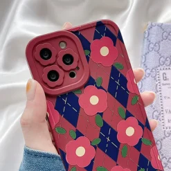 Iphone Cases*Boogzel Clothing Flower Argyle iPhone Case