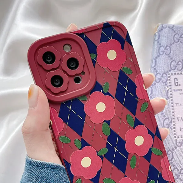 Iphone Cases*Boogzel Clothing Flower Argyle iPhone Case