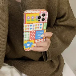Iphone Cases*Boogzel Clothing Flower Checkerboard iPhone Case Multi