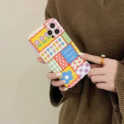 Iphone Cases*Boogzel Clothing Flower Checkerboard iPhone Case Multi