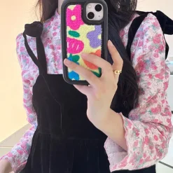 Iphone Cases*Boogzel Clothing Flower Embroidered iPhone Case