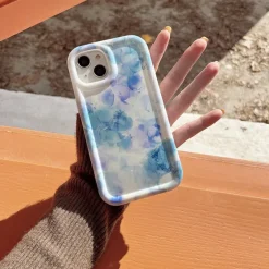 Iphone Cases*Boogzel Clothing Flower Oil Painting iPhone Case Blue
