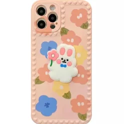 Iphone Cases*Boogzel Clothing Flower Rabbit iPhone Case Pink