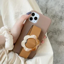 Iphone Cases*Boogzel Clothing Flower Wristband iPhone Case Brown