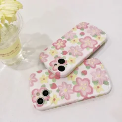 Iphone Cases*Boogzel Clothing Flowers & Strawberry iPhone Case