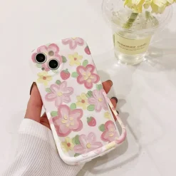 Iphone Cases*Boogzel Clothing Flowers & Strawberry iPhone Case