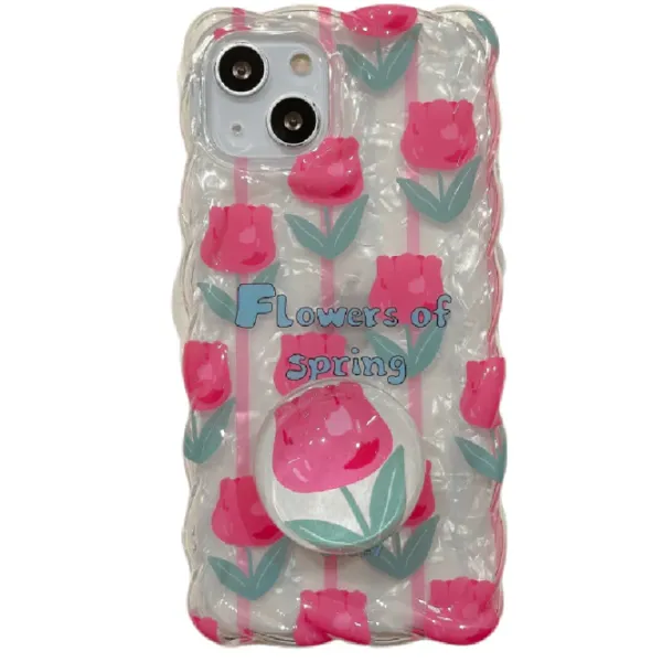 Iphone Cases*Boogzel Clothing Flowers Of Spring iPhone Case Pink