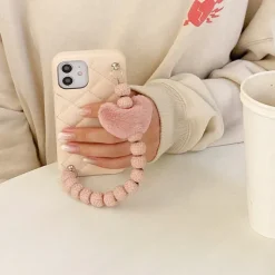 Iphone Cases*Boogzel Clothing Fluffy Heart Chain iPhone Case