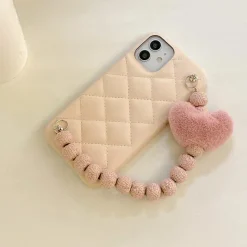 Iphone Cases*Boogzel Clothing Fluffy Heart Chain iPhone Case