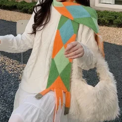 Other*Boogzel Clothing Fox Knitted Scarf Multi