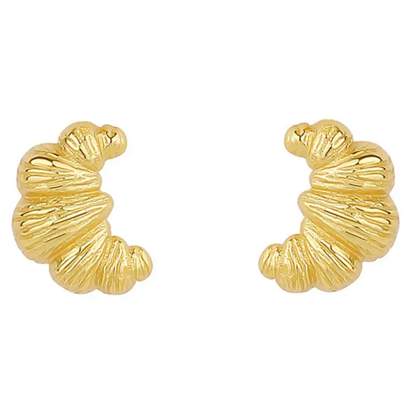 Earrings*Boogzel Clothing French Girl Croissant Earrings Gold