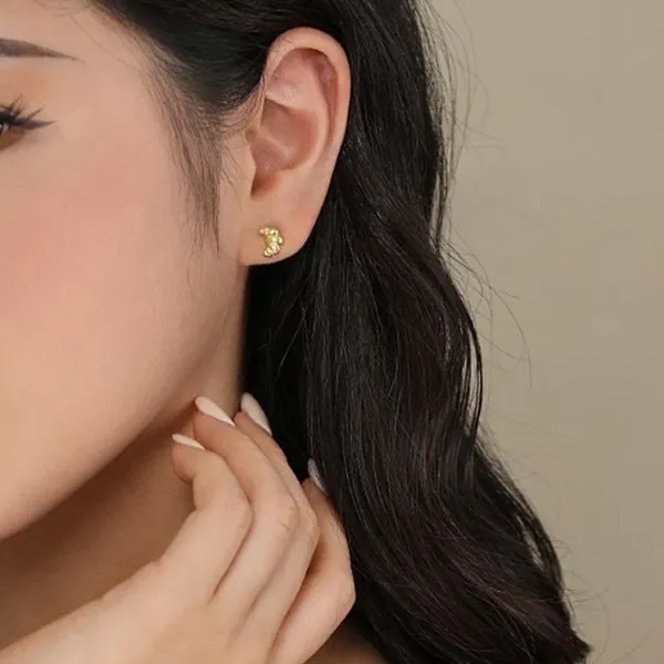 Earrings*Boogzel Clothing French Girl Croissant Earrings Gold