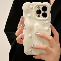 Iphone Cases*Boogzel Clothing French Girl Pearl iPhone Case Black/white