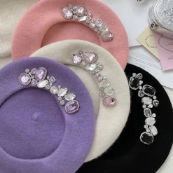 Hats*Boogzel Clothing French Girl Rhinestone Beret