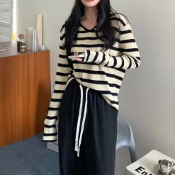 Long Sleeve Tops*Boogzel Clothing French Girl Ribbed Top