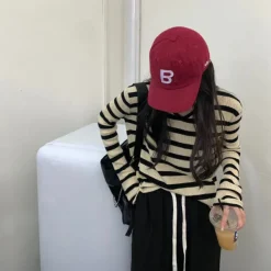 Long Sleeve Tops*Boogzel Clothing French Girl Ribbed Top