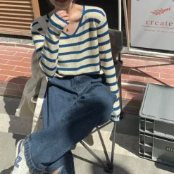 Long Sleeve Tops*Boogzel Clothing French Girl Ribbed Top