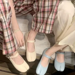 Classics|Split Toe Tabi Shoes*Boogzel Clothing French Girl Split-Toe Tabi Ballet Flats