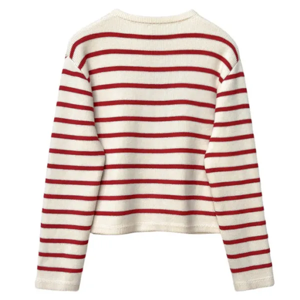 Striped Sweaters|Knit Cardigans*Boogzel Clothing French Girl Striped Cardigan