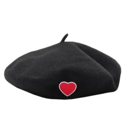 Hats*Boogzel Clothing French Kiss Beret Black
