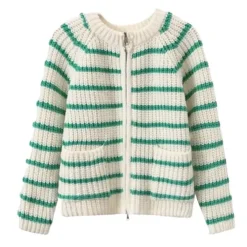 Striped Sweaters|Knit Cardigans*Boogzel Clothing French Mood Striped Cardigan