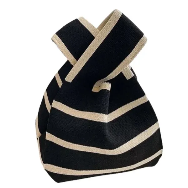 Bags & Purses*Boogzel Clothing French Mood Striped Mini Crochet Bag