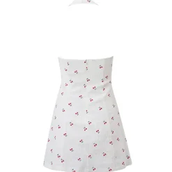 Dresses & Rompers*Boogzel Clothing French Summer Cherry Halter Dress White/red